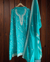 Elegant Modal Digital Print Embroidered Suit Set
